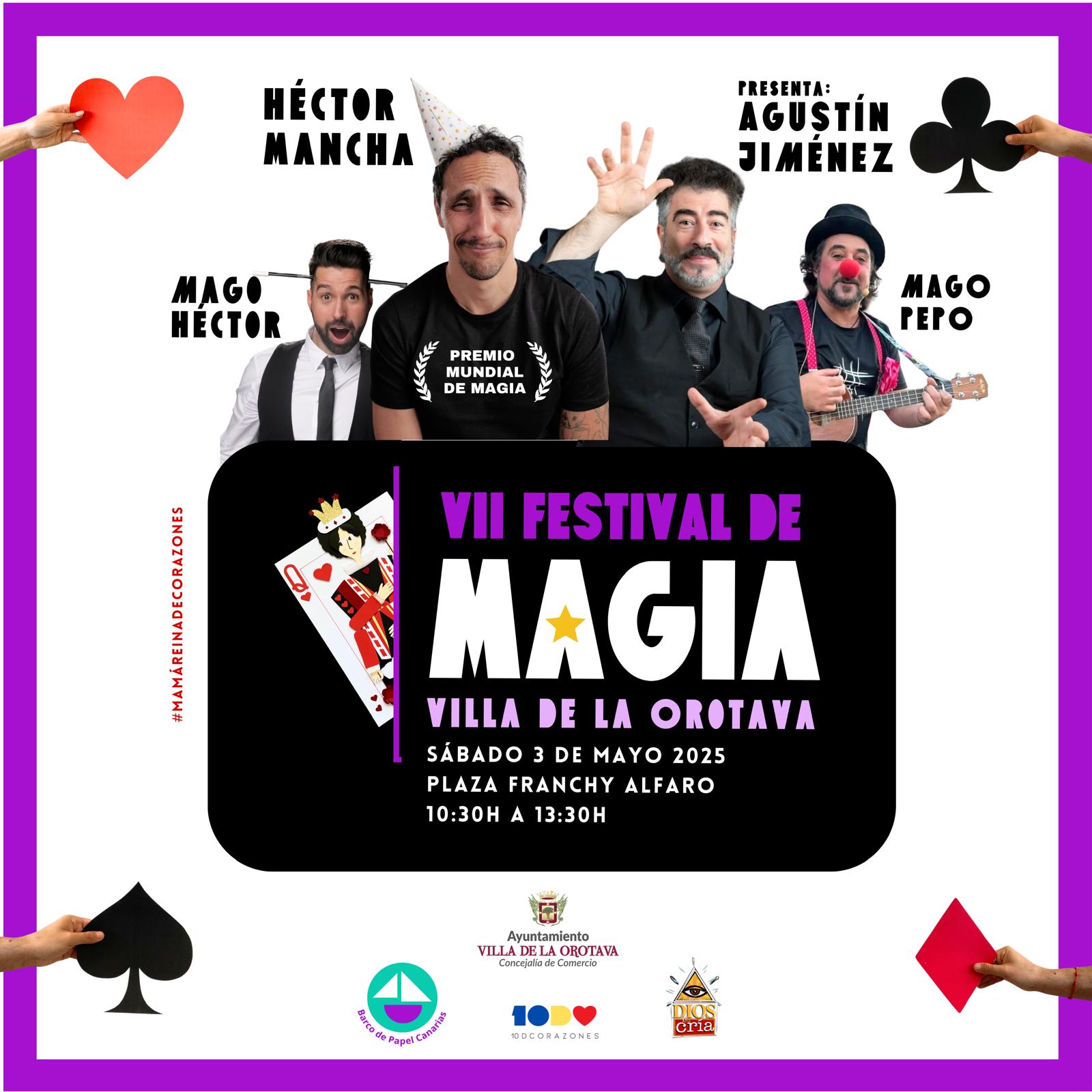 CARTEL 1 DÍA DE LA MADRE. FESTIVAL DE LA MAGIA