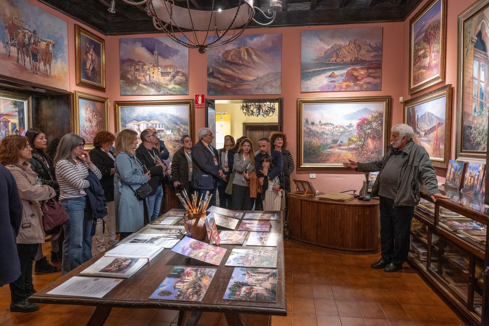 visitando un espacio con sello cittaslow en La Orotava