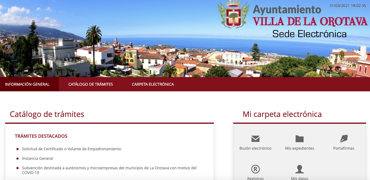 La sede electrónica amplía las opciones de tramitación La concejalía de Administración Electrónica informa de que los vecinos y vecinas interesados, pueden realizar ya solicitudes para vados permanentes o de licencias para la tenencia de animales potencialmente peligrosos, entre otros trámites