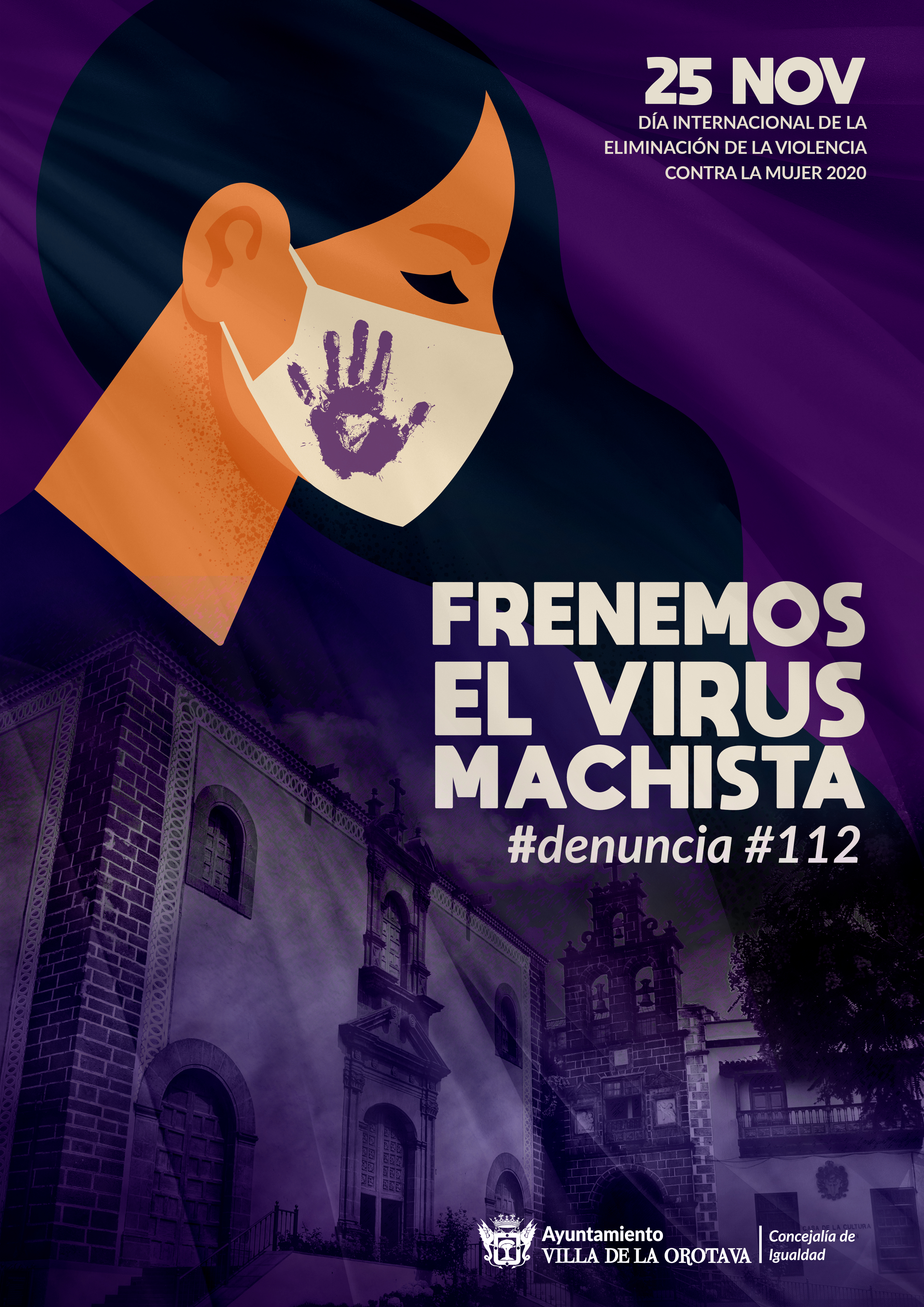 El Ayuntamiento de La Orotava organiza actividades y ponencias online con motivo del 25 N El Ayuntamiento de la Villa arranca este lunes los actos con motivo del Día Internacional de la Eliminación de la Violencia contra la Mujer