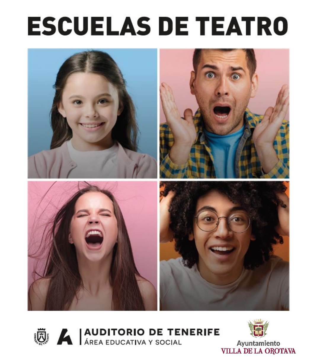 Abierto el plazo de inscripción para alumnos de 7 a 14 años de las Unidades Formativas de Teatro en La Orotava Abierto el plazo de inscripción para alumnos de 7 a 14 años de las Unidades Formativas de Teatro en La Orotava