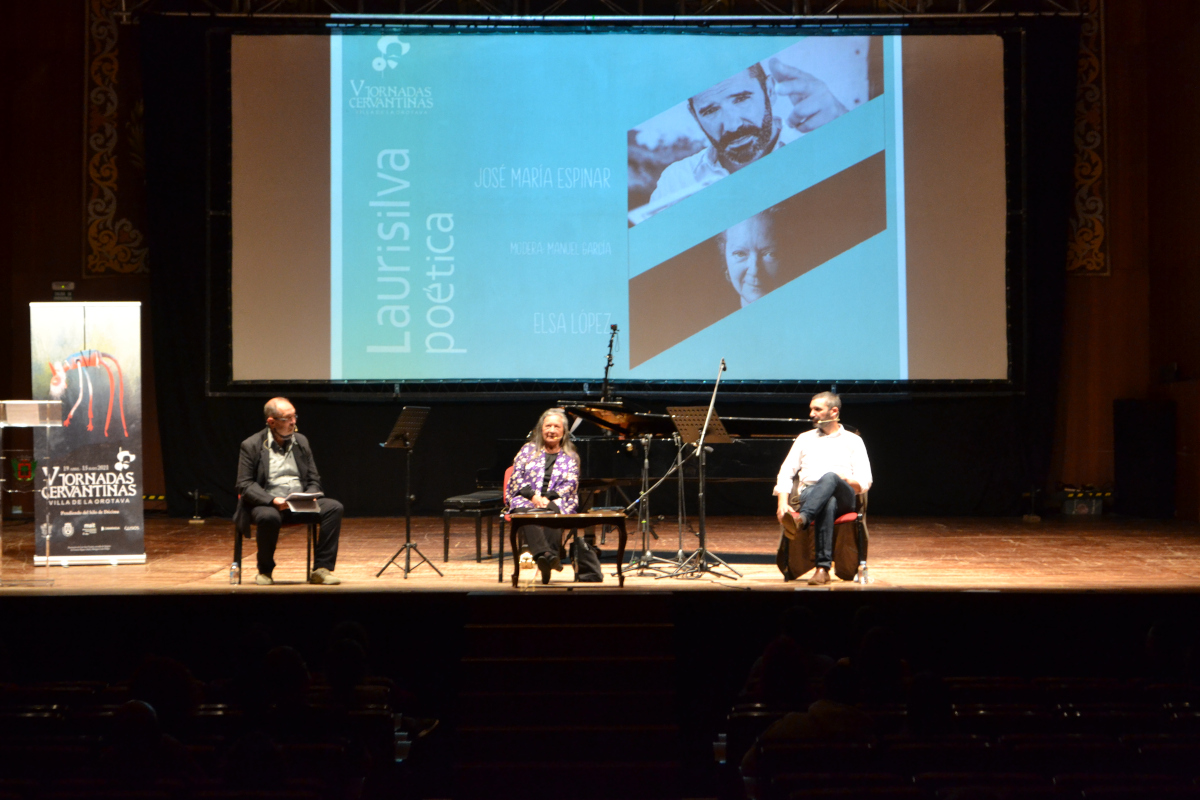 Cerca de 500 personas presenciaron en directo los actos claves de las V Jornadas Cervantinas Villa de La Orotava El público asistente disfrutó de la poesía de Alexis Díaz Pimienta, Yeray Rodríguez, Elsa López y José María Espinar