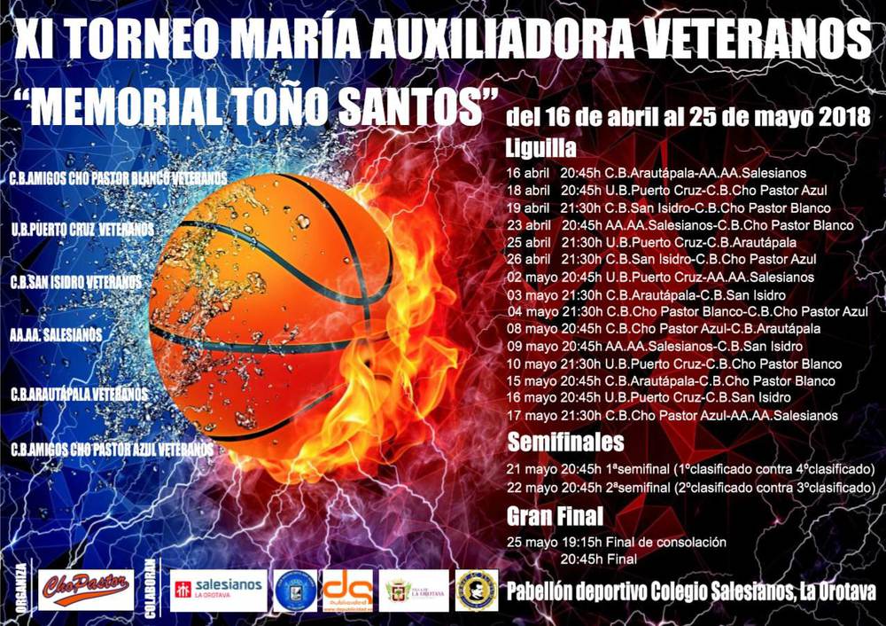 Gran Final XI Edición Torneo de Baloncesto María Auxiliadora La Orotava 2018 Gran Final XI Edición Torneo de Baloncesto María Auxiliadora La Orotava 2018