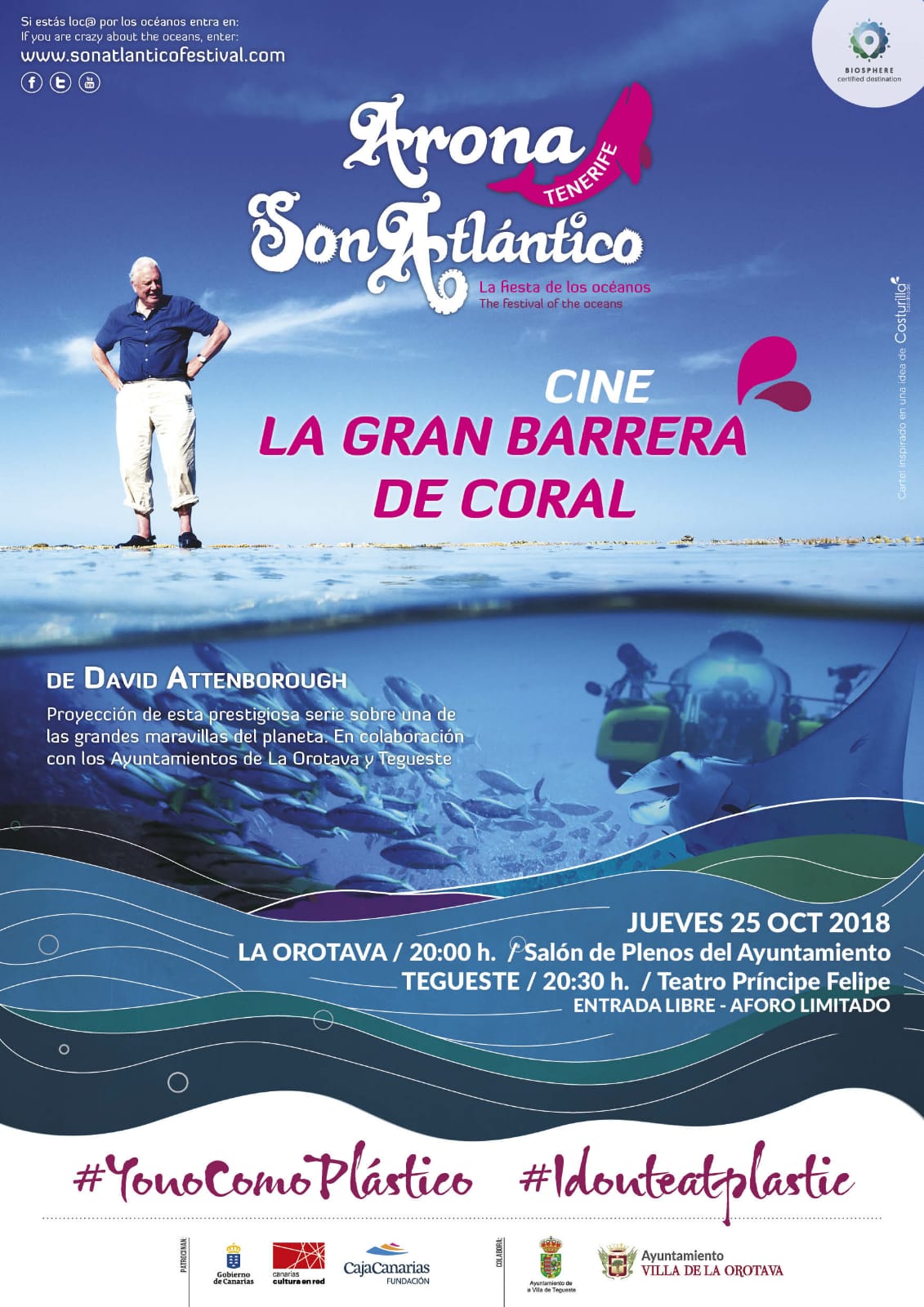 Arona Son Atlántico exhibirá en La Orotava y Tegueste 'La Gran Barrera de Coral' Arona Son Atlántico exhibirá en La Orotava y Tegueste 'La Gran Barrera de Coral'