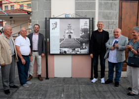 Rotulación de plaza en Aguamansa con el nombre de Andrés de Arroyo y González de Chaves