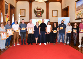 Empresas recibiendo el sello Cittaslow