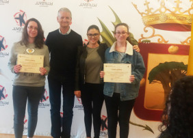 María del Mar Ballesteros, Yara Lorenzo y Rebeca Rodríguez, ganadoras del XVIII Certamen del Relato Hiperbreve 